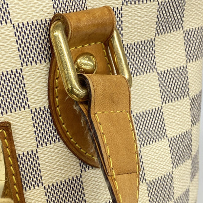 Louis Vuitton Damier Azur Hampstead Pm Tote Bag N51207 White