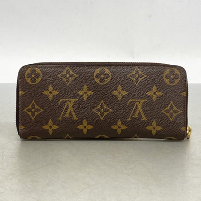 Louis Vuitton Monogram Portefeuille Clemence Long Wallet M61298 Brown Rose Ballerine