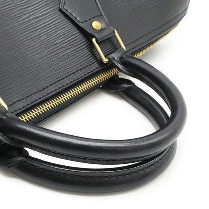 Louis Vuitton Epi Speedy 35 Handbag/Boston Bag In Leather Noir And Black