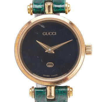 Gucci Women'S Quartz Watch With Black Dial