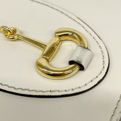 Gucci Horsebit Wallet 621891 Leather White