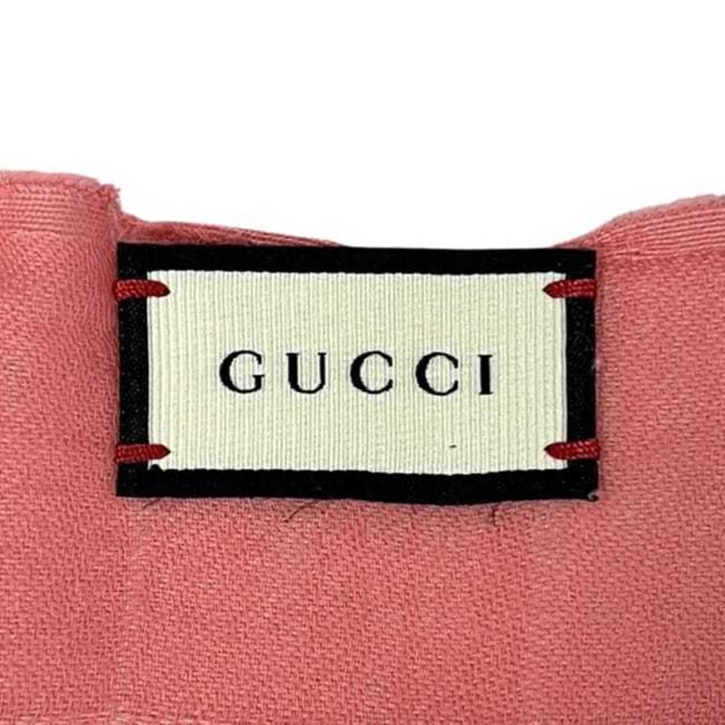 Gucci Stole Ec-24405 Pink 508027 411177 Cotton 3G105 Gucci Scarf Shawl