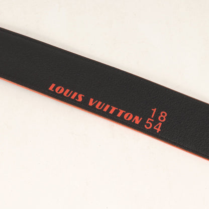 Louis Vuitton Louis Vuitton Belt Size: 95/38 Santur Damier Cobalt 40Mm Reversible Navy Orange