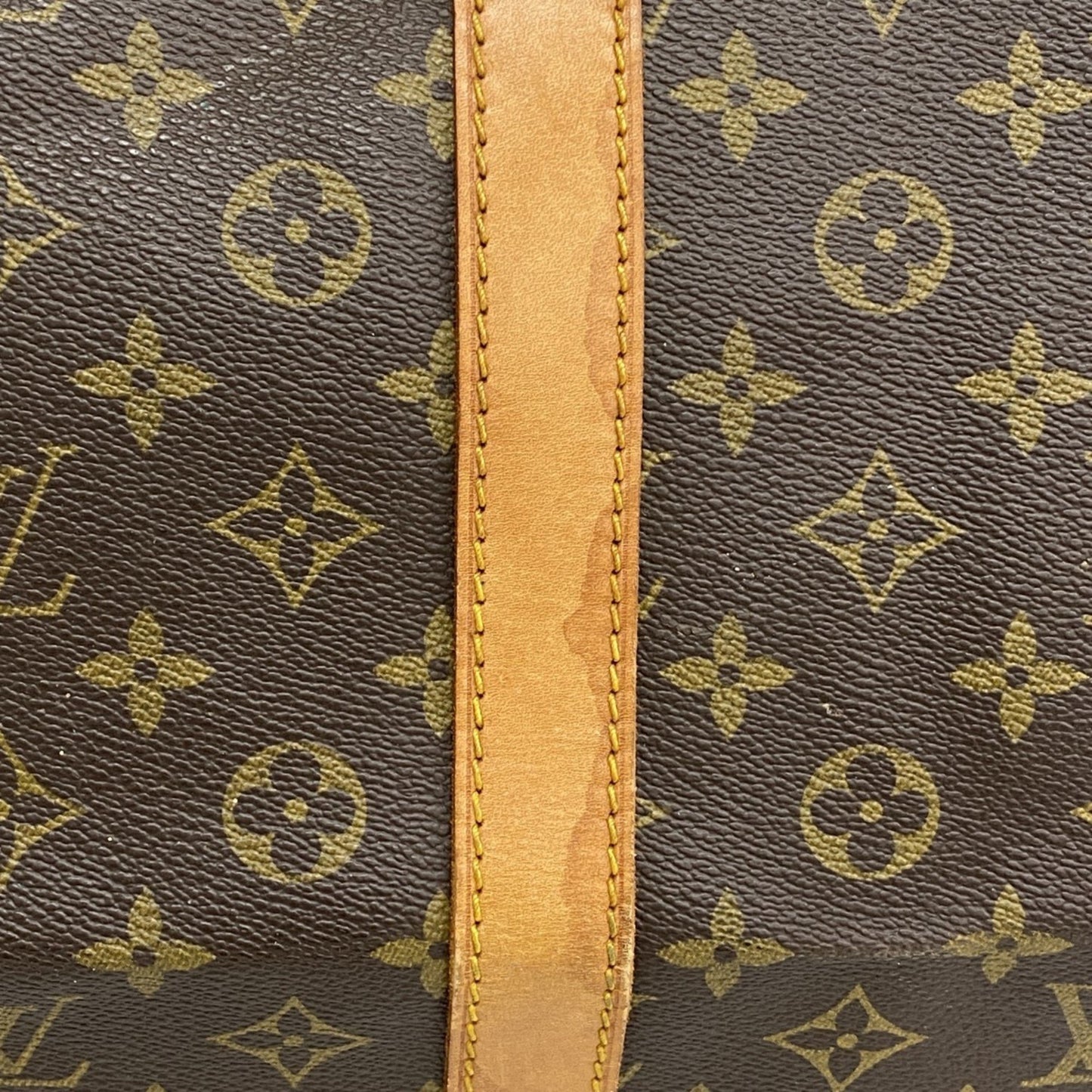 Louis Vuitton Monogram Keepall 60 Boston Bag M41422 Brown