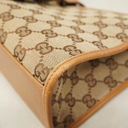 Gucci Gg Canvas Jackie Handbag 01721 Brown