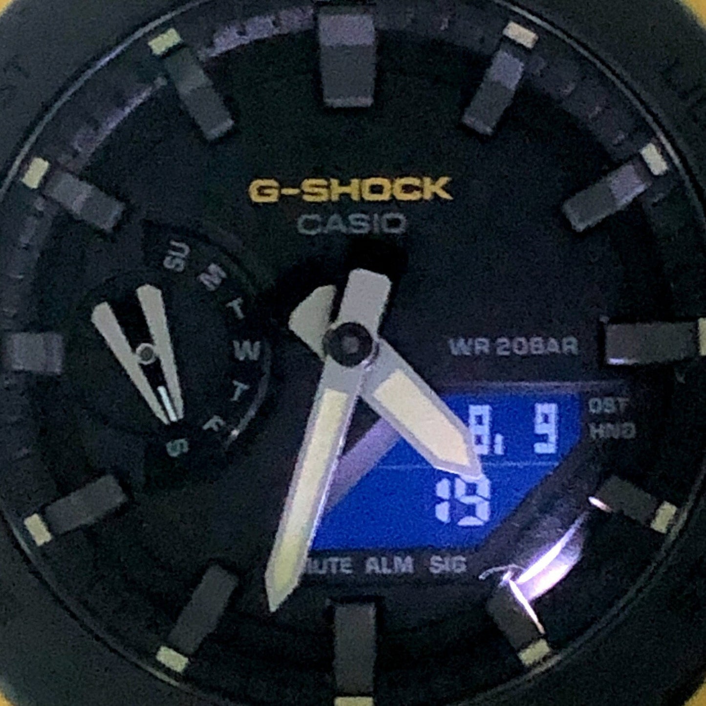 G-Shock Casio Ga-2110Su-9A Utility Color Watch With A Dual-Molded Bezel