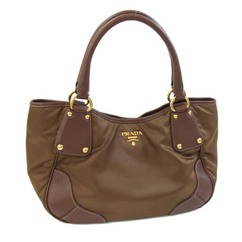 Prada Tote Bag Br4635 Dark Brown Nylon