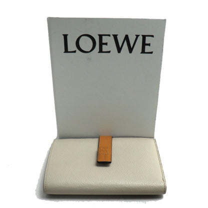 Loewe Vertical Wallet Medium Bi-Fold Beige Light Oat/Honey C660Z41X01