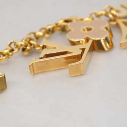 Louis Vuitton Fleur De Monogram Keychain M65111 Gold