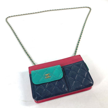 Chanel Ap1138 2020 Cruise Tricolor Chain Wallet Cc Coco Mark Bag Shoulder Crossbody Pochette Long