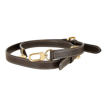 Louis Vuitton Shoulder Strap Brown Leather