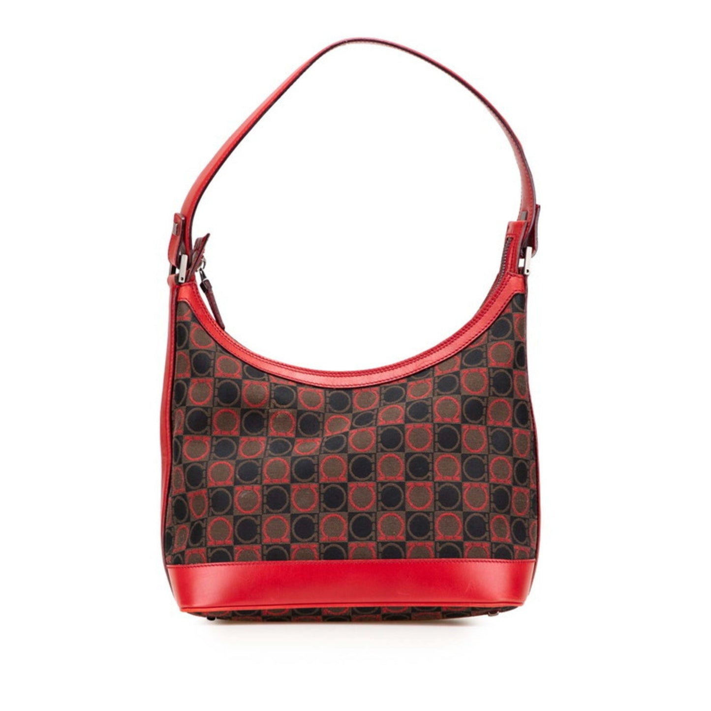 Salvatore Ferragamo Gancini One-Shoulder Bag In Black