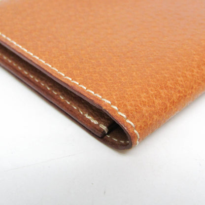 Hermes Leather Business Card Case Brown