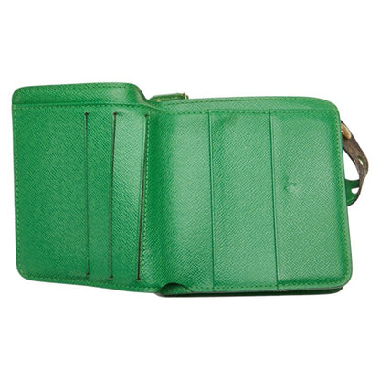 Louis Vuitton Monogram Perforated Bifold Wallet M95218 Vert Brown