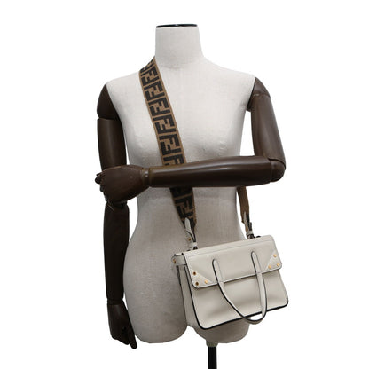 Fendi Flip Small Handbag 8Bt306 Fendi 2-Way White