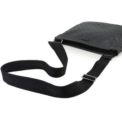 Gucci Gg Imprime Shoulder Bag In Black Pvc