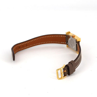 Herms H Watch Gp 1P Hh1.102 Quartz Wristwatch