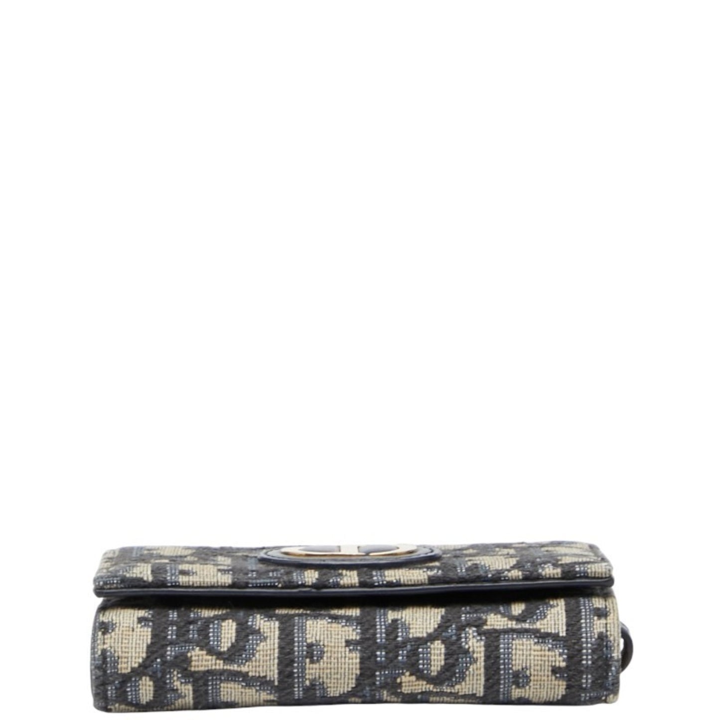 Christian Dior Dior Oblique 4-Ring Key Case In Beige