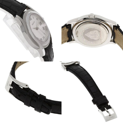 Gucci 5500L Stainless Steel/Leather