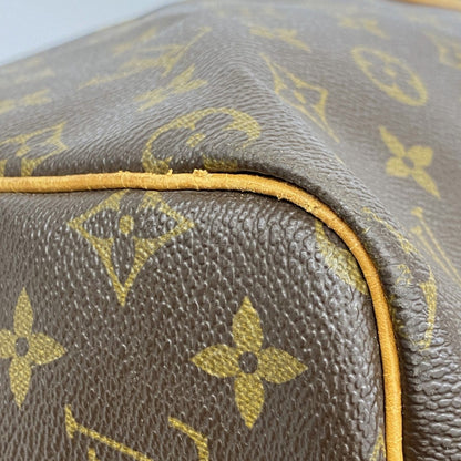 Louis Vuitton Monogram Keepall 55 Boston Bag M41424 Brown