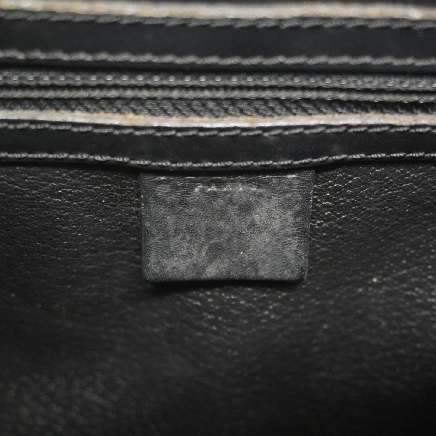 Celine Shoulder Bag Macadam Black