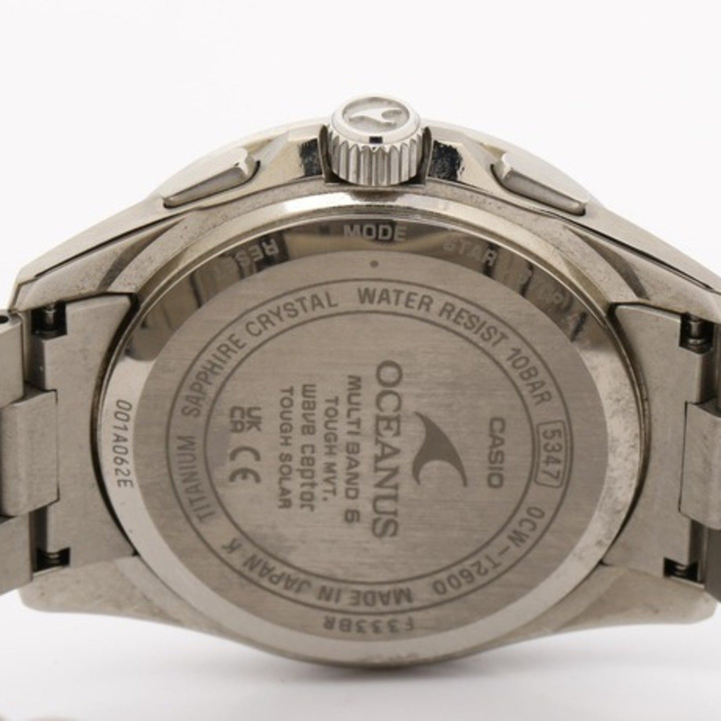 Casio Oceanus Classic Line Ocw T2600 1Ajf Silver With Black Dial