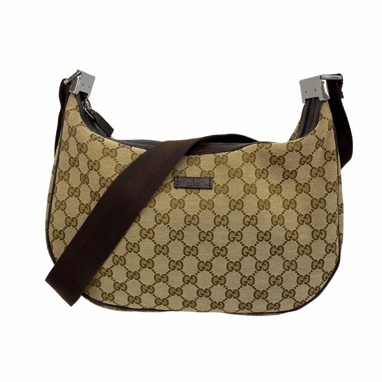 Gucci Gg Canvas Shoulder Bag 122790 Brown