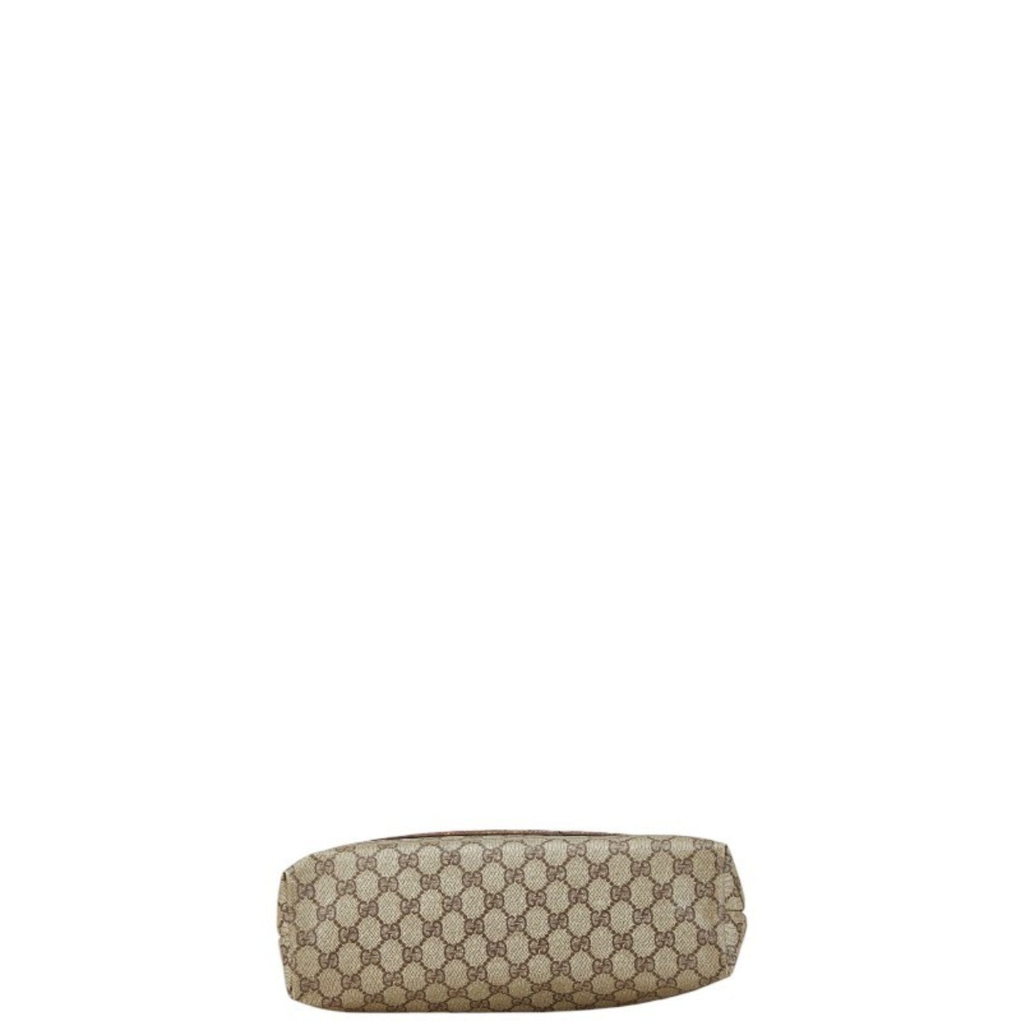 Gucci Old Gg Supreme Sherry Line Tote Bag 39.02.003 Beige Brown Pvc Leather