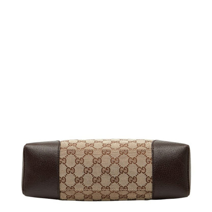 Gucci Gg Canvas Crossbody Shoulder Bag 114273 Brown