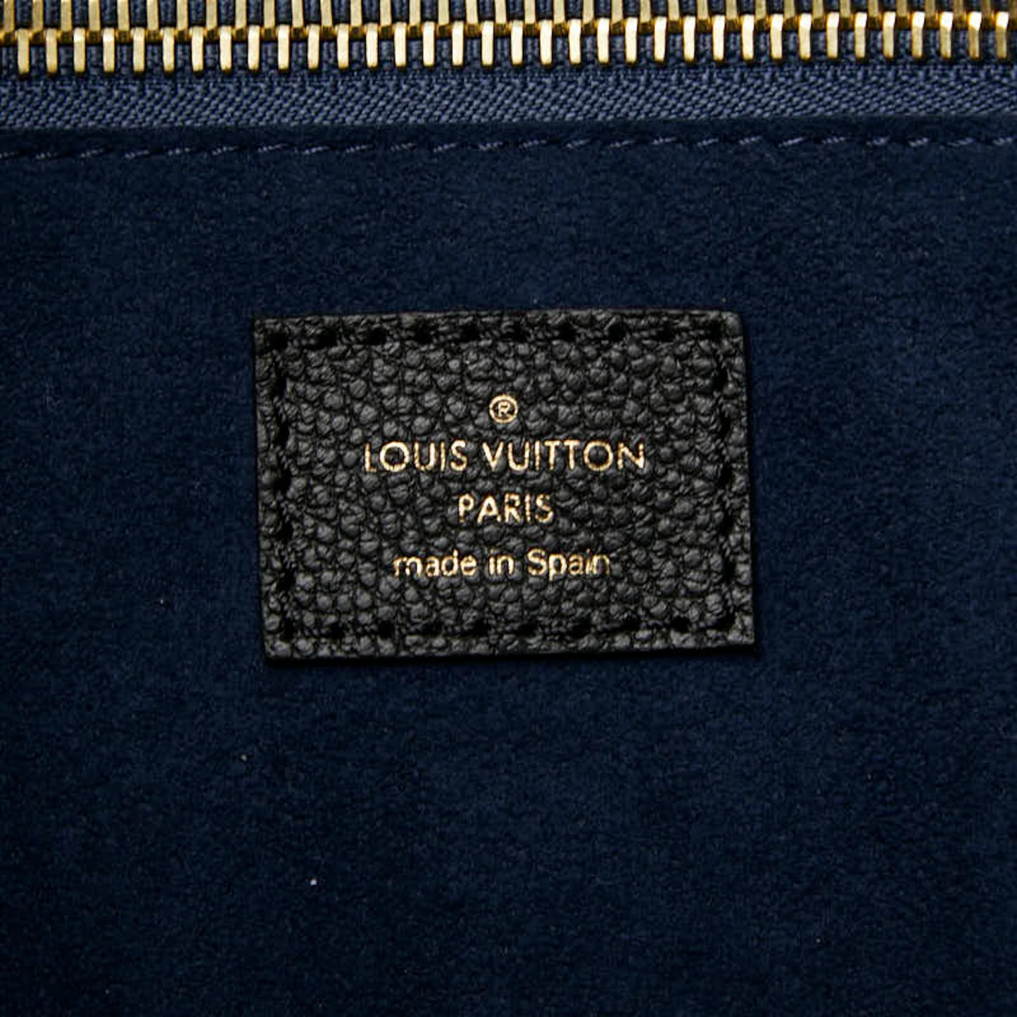 Louis Vuitton Monogram Empreinte Neverfull Mm Tote Bag/Shoulder Bag M45685 Noir Black Leather