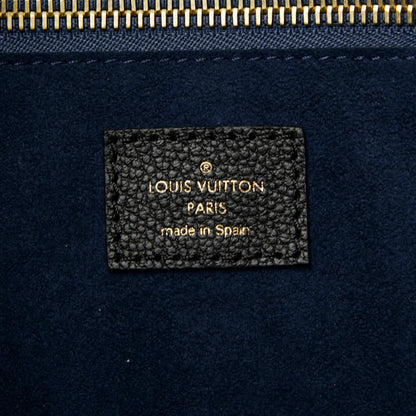 Louis Vuitton Monogram Empreinte Neverfull Mm Tote Bag/Shoulder Bag M45685 Noir Black Leather