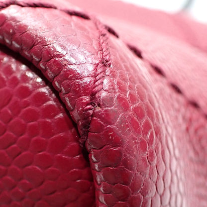 Calfskin Chanel Tote Bag Grained