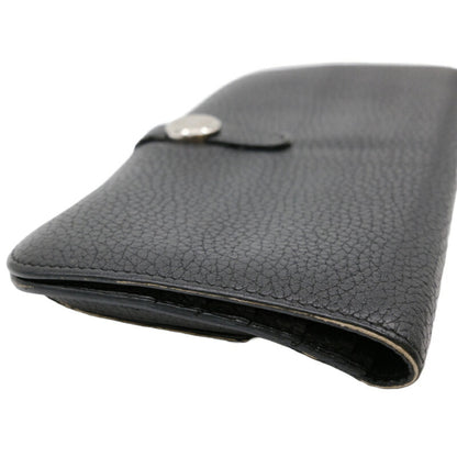 Hermes Dogon Long Wallet Togo Leather Black