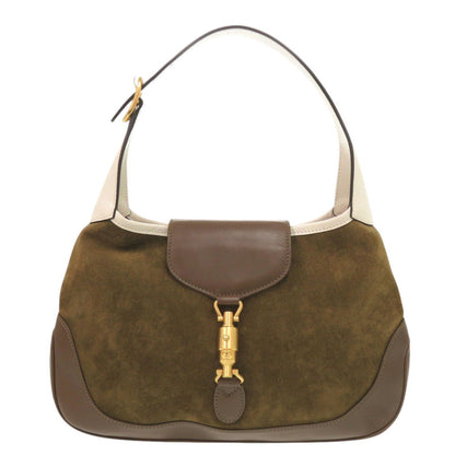 Like New Gucci Vault Vintage Jackie Suede Leather Brown