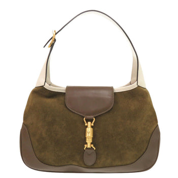 Like New Gucci Vault Vintage Jackie Suede Leather Brown