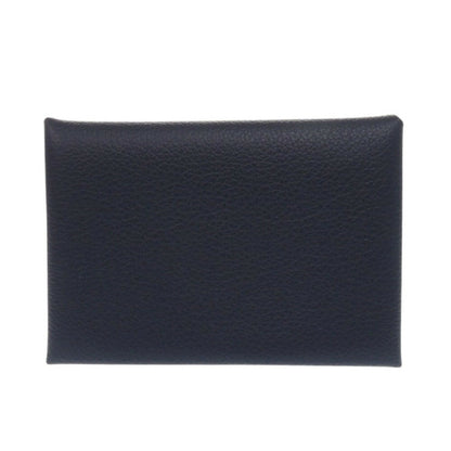 Hermes Calviduo Evercolor Bleu De Plus W Stamp (2024) Card Case Blue 1004Hermes