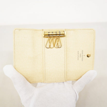 Louis Vuitton Damier Azur Multicle 4 Key Case N60020 White