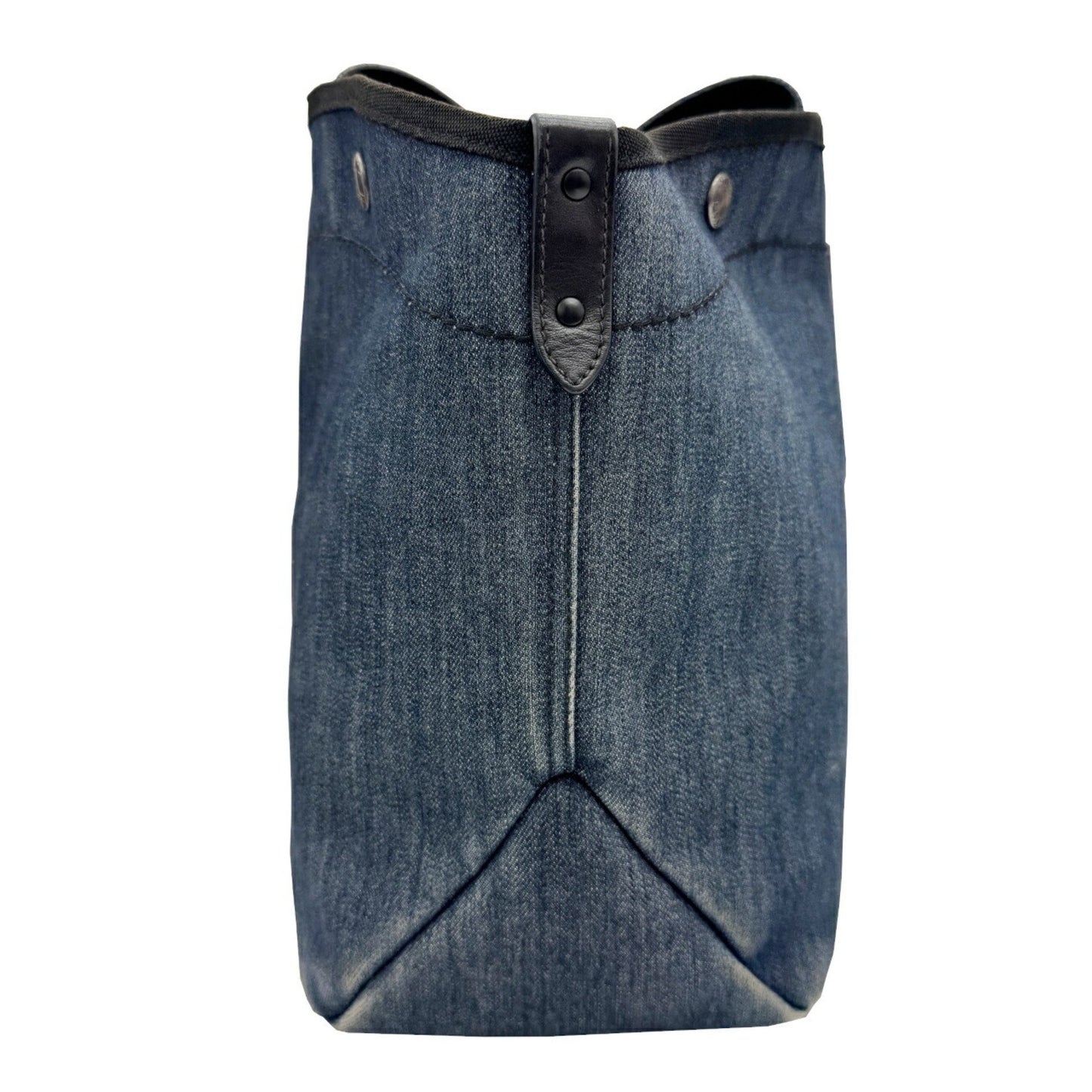 Prada 1Bg311 Denim Leather Tote Bag Handbag