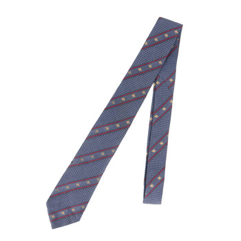 Gucci Bee Web Stripe Silk Tie