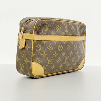 Louis Vuitton Monogram Compigne 28 Clutch Bag M51845 Brown