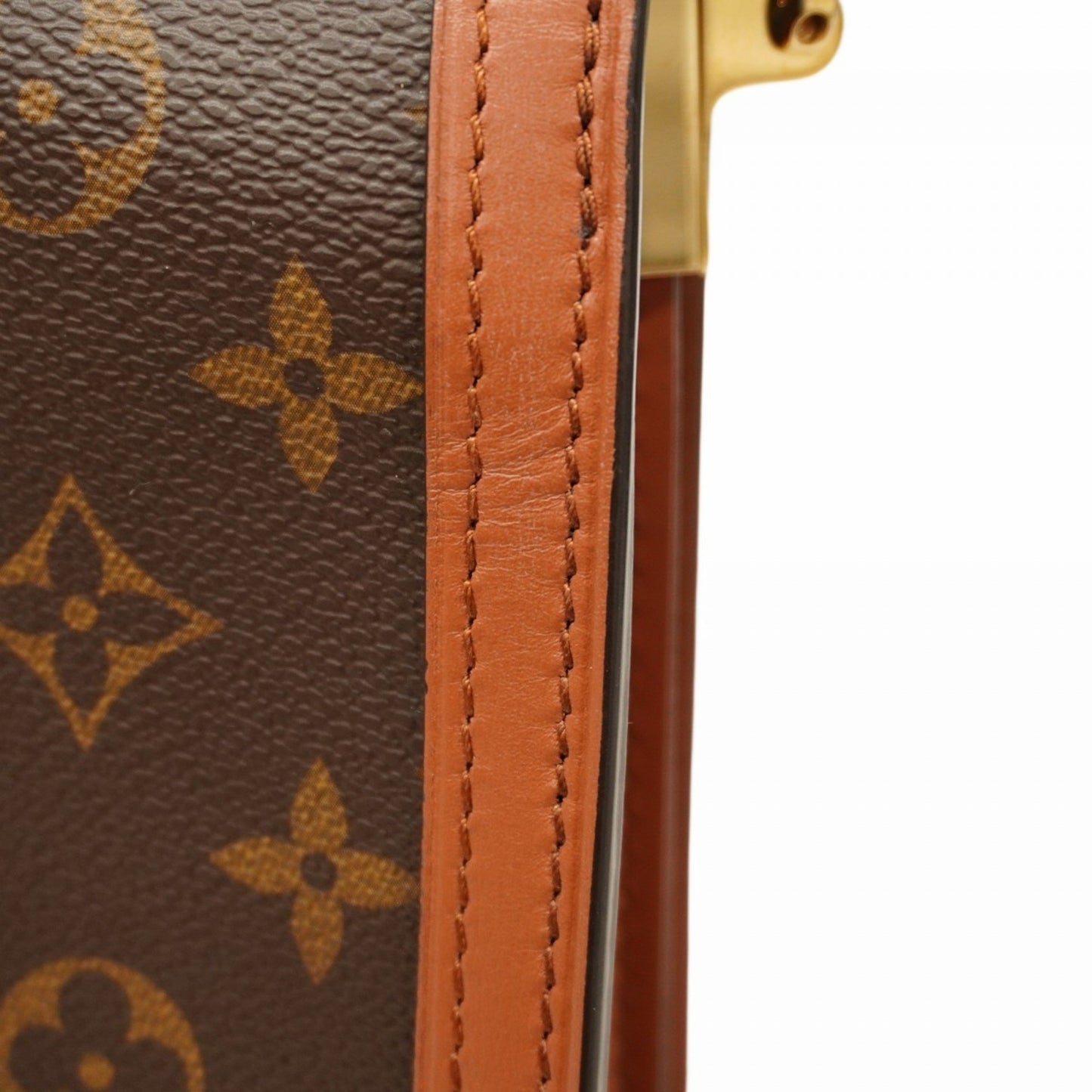 Louis Vuitton Monogram Reverse Dauphine Mm Handbag M45958 Brown 2-Way Bag