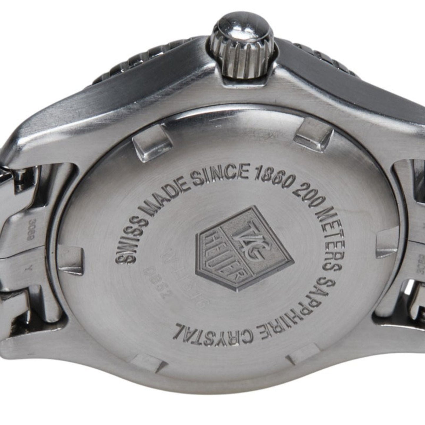 Tag Heuer Link Shell Dial Watch Wj1316 Quartz Blue Stainless Steel