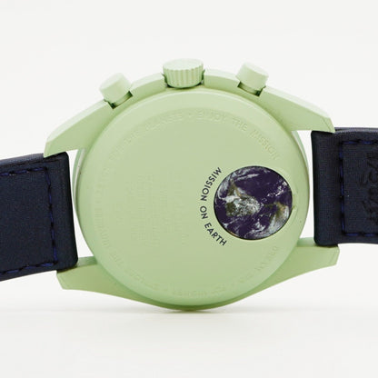 Swatch X Omega Mission On Earth So33G100 Navy Dial