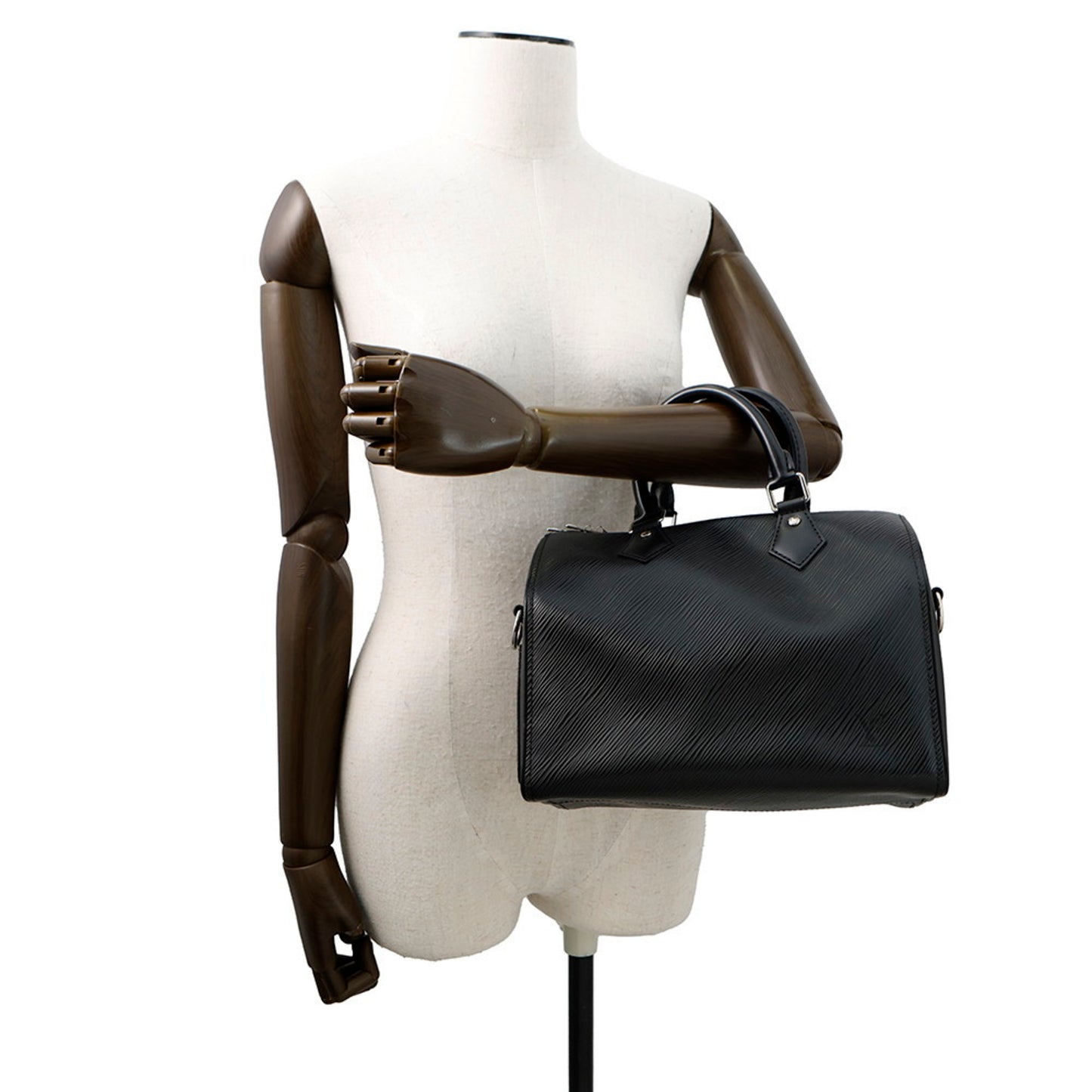 Louis Vuitton Epi Speedy Bandouliere 25 Handbag M51278 2-Way Shoulder Bag Black
