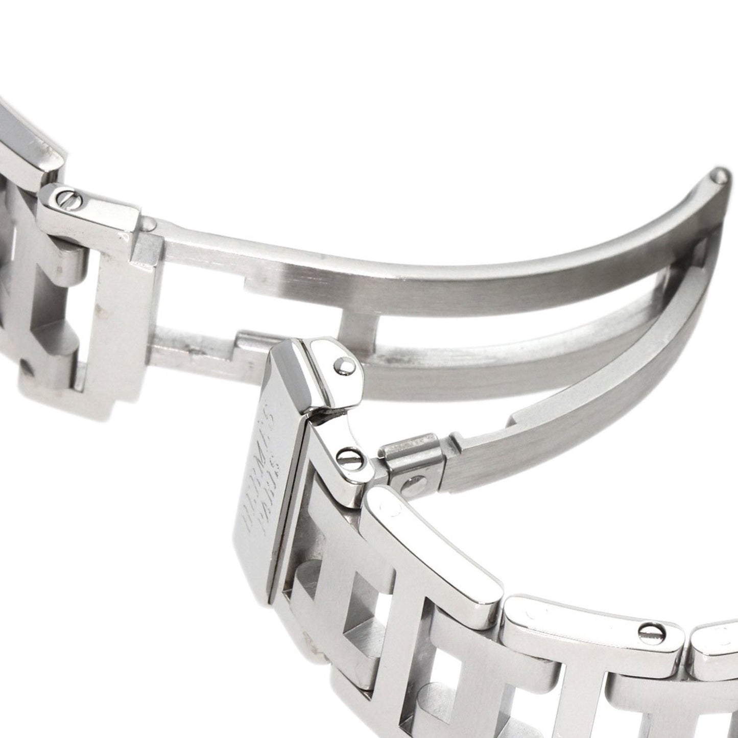 Herms Cl1.910 Clipper Chronograph Watch In Stainless Steel/Ss