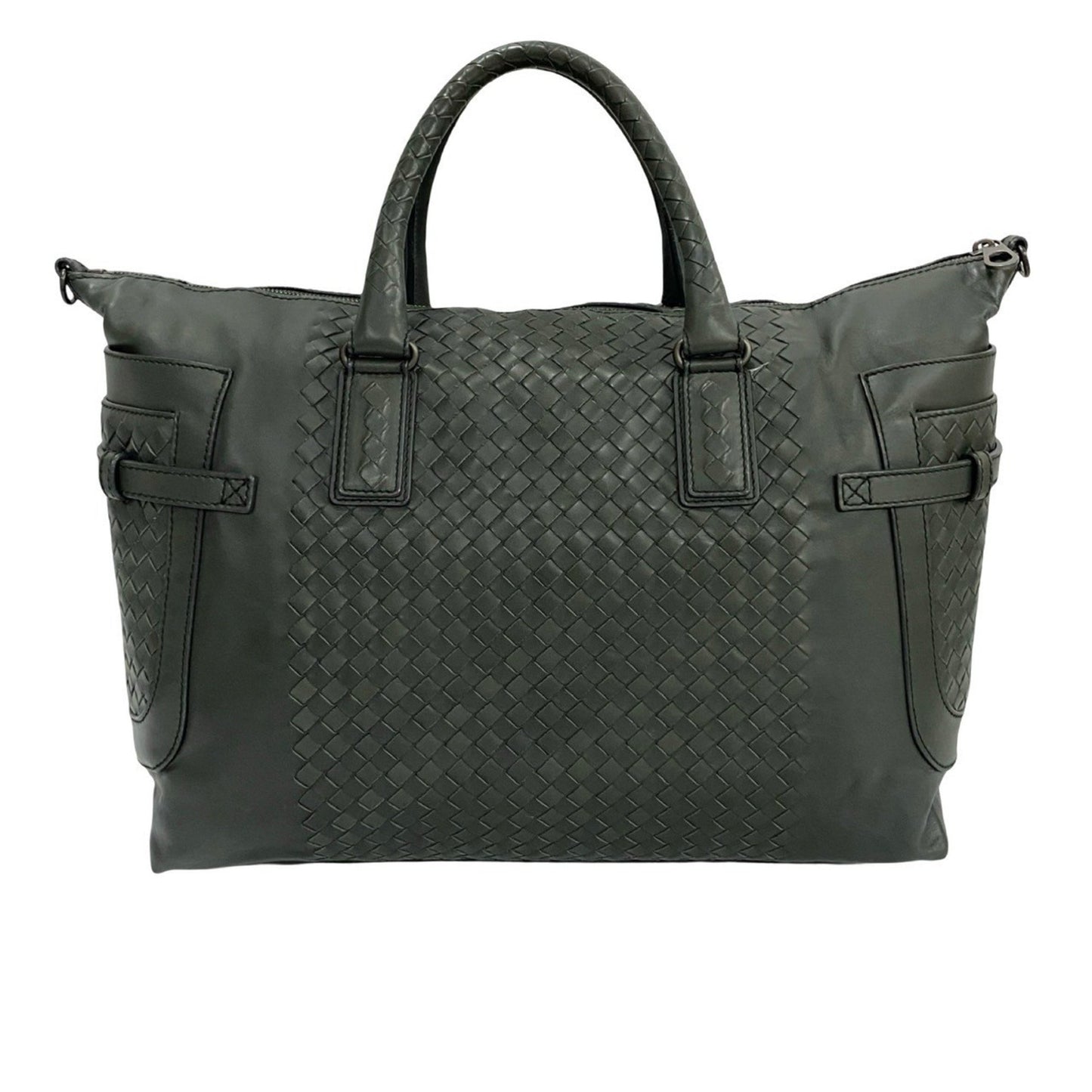 Bottega Veneta Intrecciato Leather 2-Way Shoulder/Boston Bag
