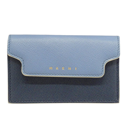 Marni Women'S Leather Business Card Case With Flap