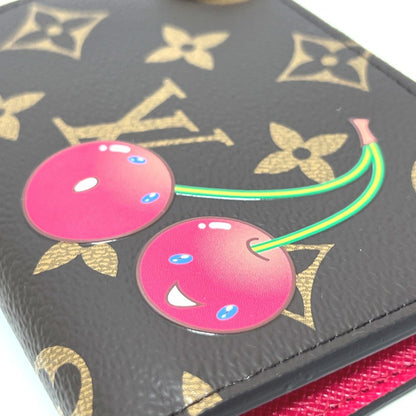 Louis Vuitton M13420 Takashi Murakami Collaboration Monogram Lv X Tm Portefeuille Lisa Cherry