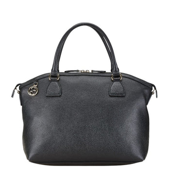 Gucci Handbag Tote Bag 449660 Black Leather