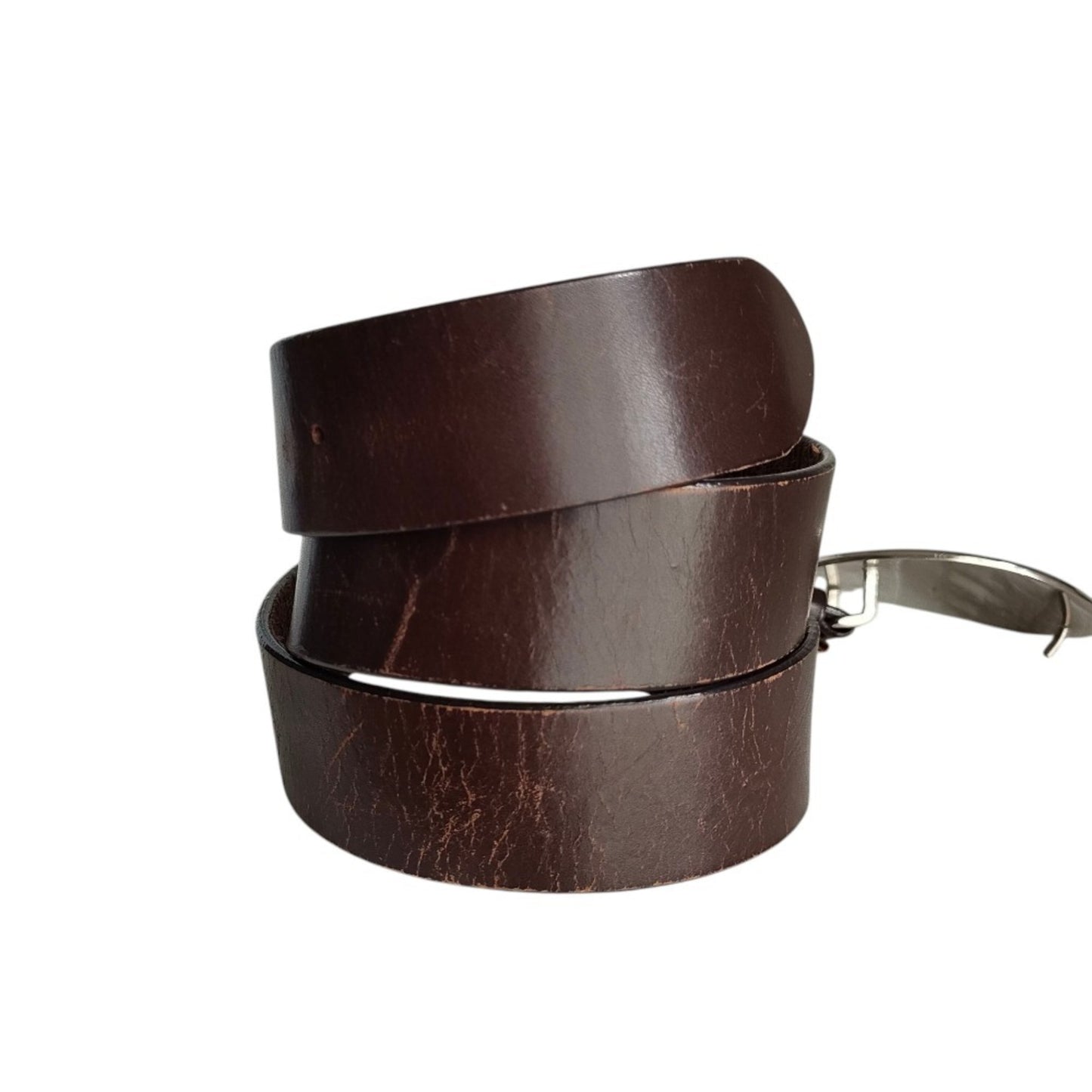 Vivienne Westwood Leather Orb Oval Buckle Belt